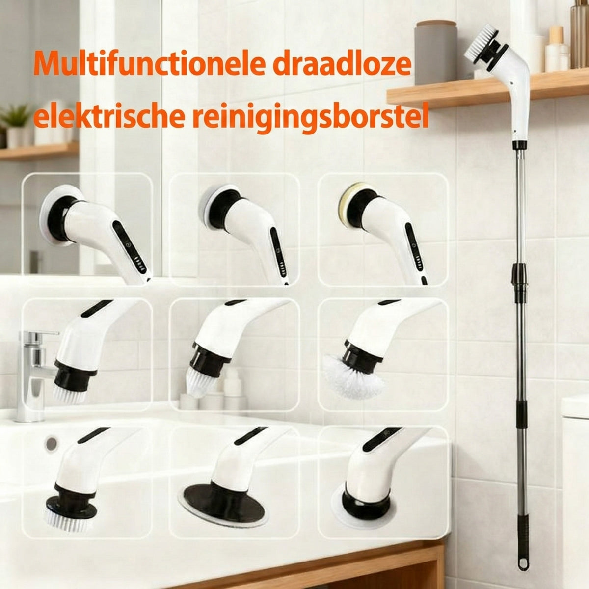ScrubMaster Pro - Schoon zonder bukken